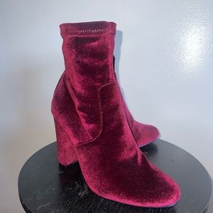 Steve Madden Velvet Booties